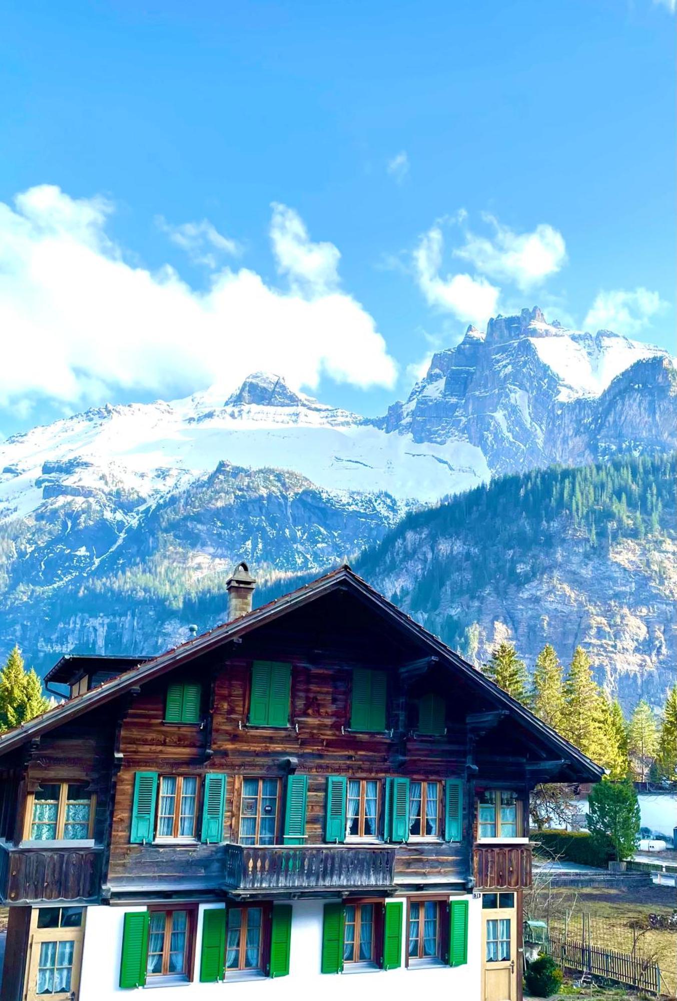 Charming, Well-Equipped Alpine Apartment Kandersteg Exterior foto